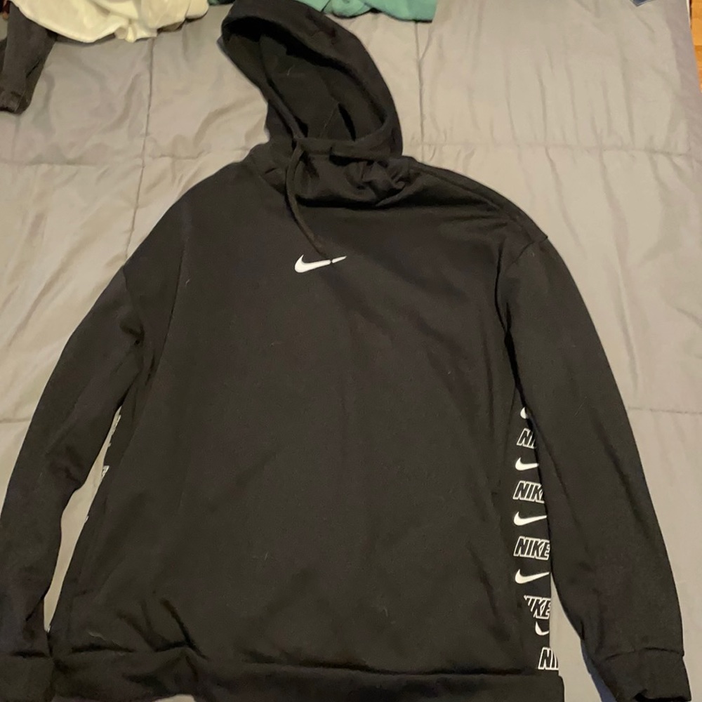 nike black cowl neck sweatshirt